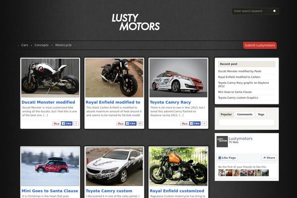 Fresh News theme site design template sample