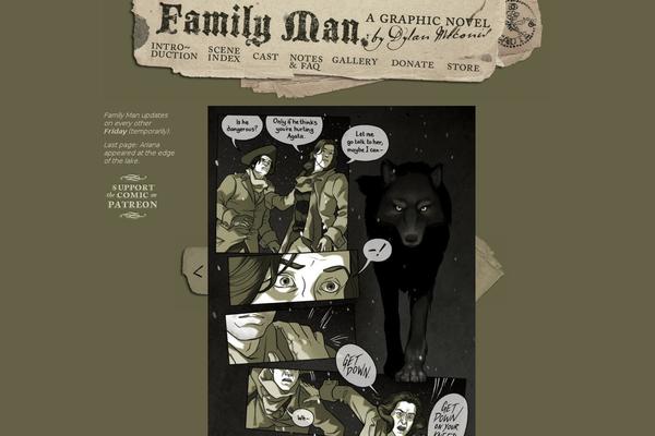 ComicPress theme site design template sample