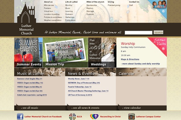Site using Accordion Image Menu plugin