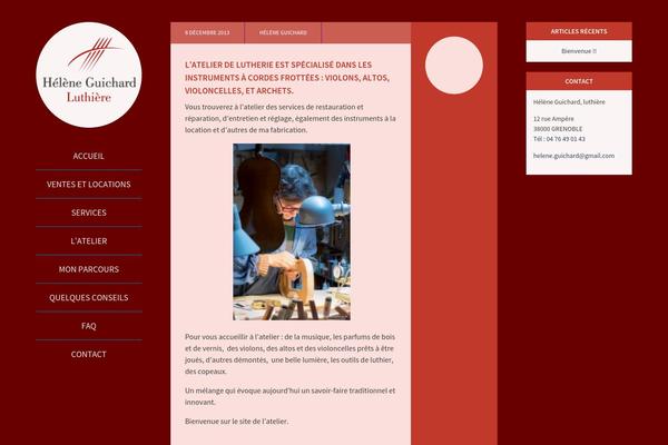 Flounder theme site design template sample