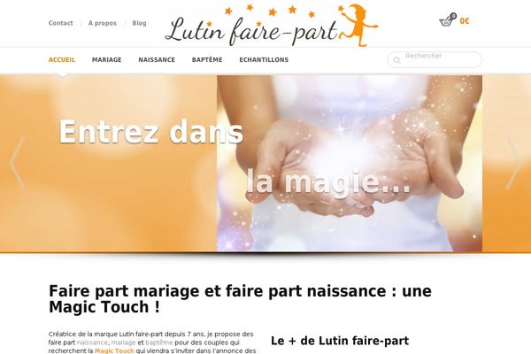 lutinfairepart.com site used Minimalist Blog