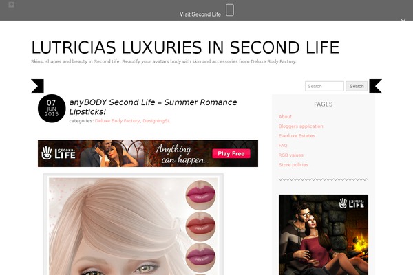 Site using Category-rss-widget-menu plugin