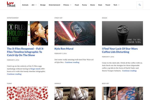 Gazette theme site design template sample