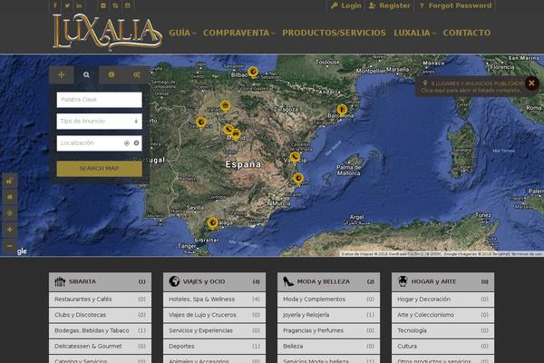 luxalia.es site used Pointfinder-child-theme