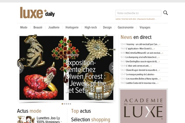 Daily theme site design template sample