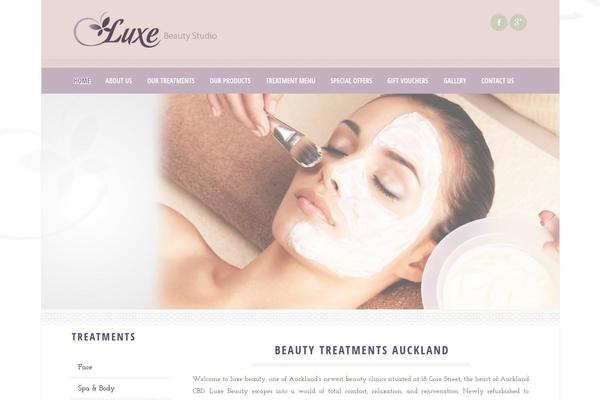 Dream Spa theme site design template sample