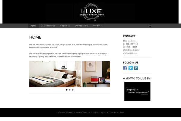 Suits theme site design template sample