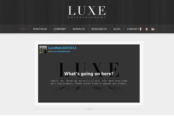 luxeentertainment.com site used Theme1375