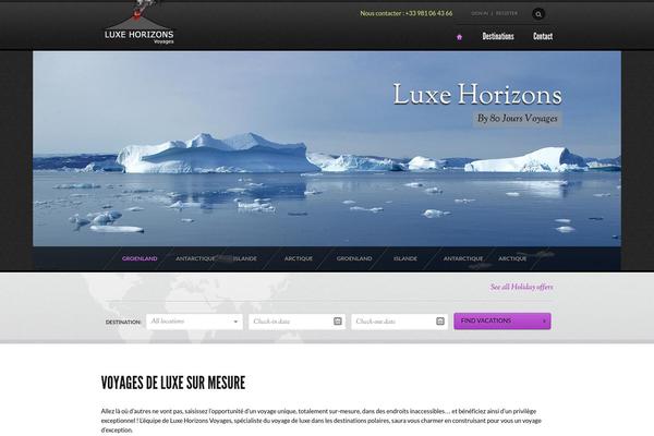 Voyage Parent theme site design template sample