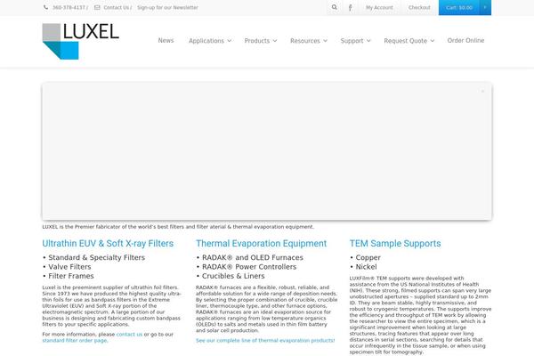Envision Child theme site design template sample