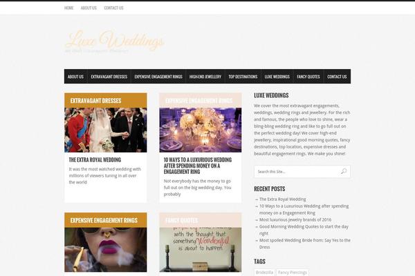 Metro theme site design template sample