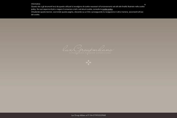 Lux theme site design template sample