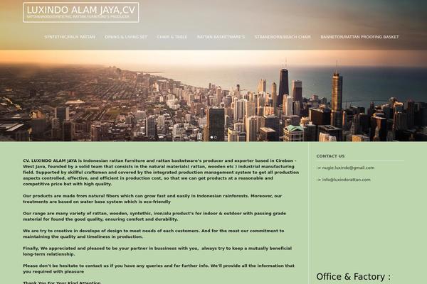 Xcel theme site design template sample