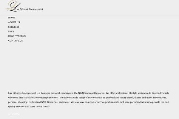 Impreza theme site design template sample