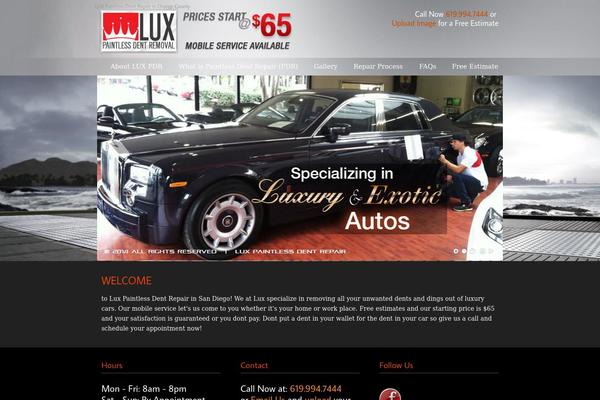 U Design Child theme site design template sample