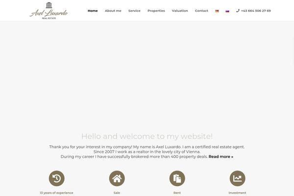 Site using Residence-gutenberg plugin