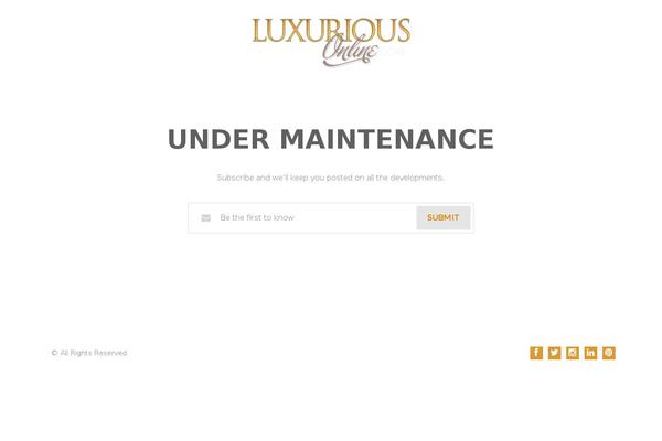 Site using Coming Soon CC plugin