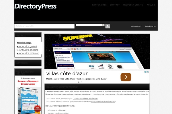 Directorypress theme site design template sample
