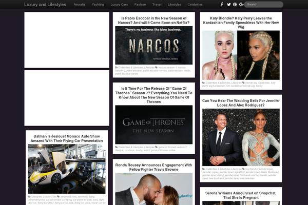 luxuryandlifestyles.com site used Astra