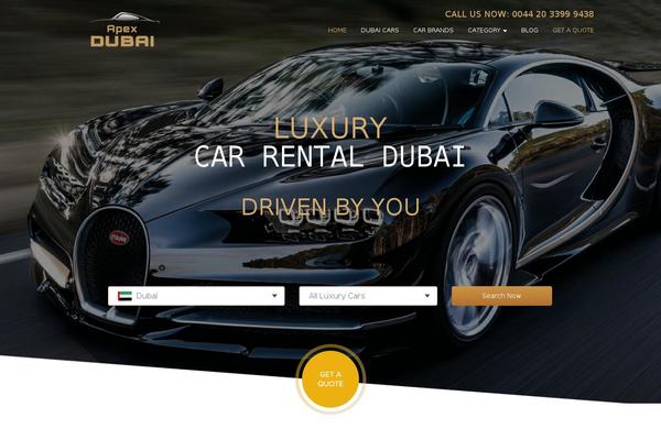 Apex theme site design template sample
