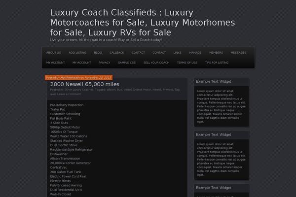Classifiedstheme theme site design template sample