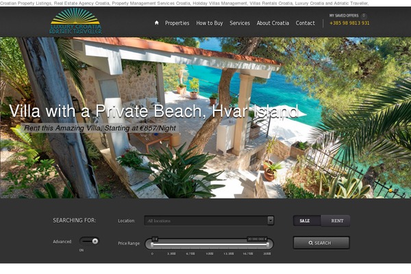 luxurycroatia.net site used Homequest