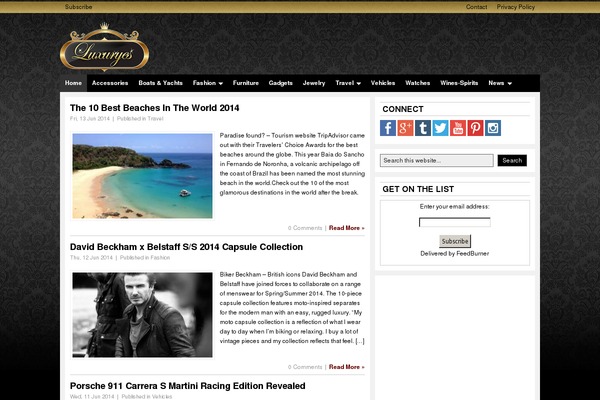BoomBox theme site design template sample