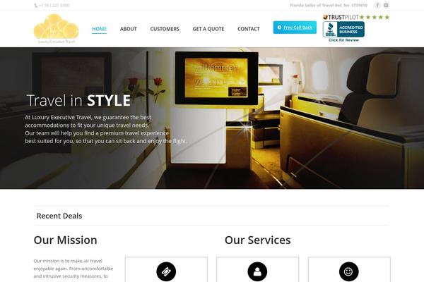 Parallax theme site design template sample