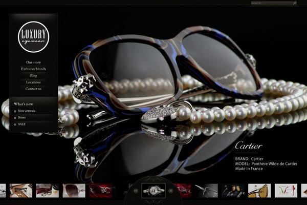 Chocolate theme site design template sample