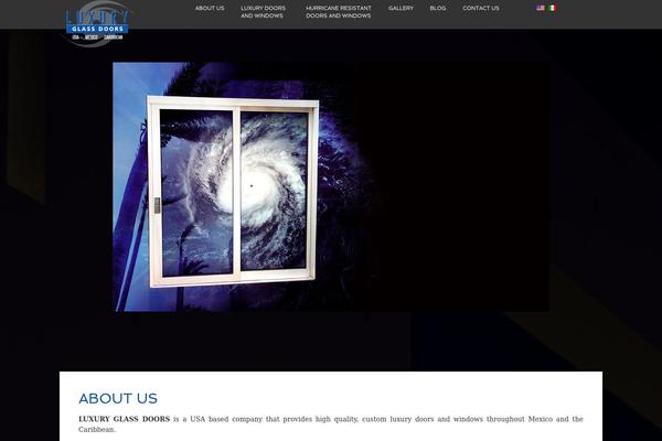 luxuryglassdoors.com site used Agency Pro