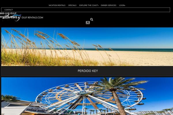 luxurygulfrentals.com site used Bizcorluxury
