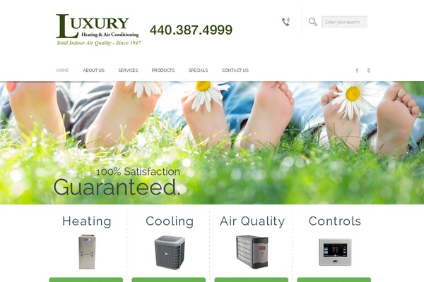 luxuryheatingco.com site used Brandon