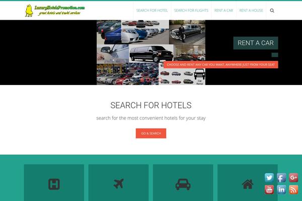 luxuryhotelspromotion.com site used AccessPress Ray