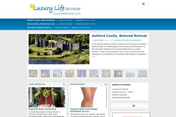 luxurylifereview.com site used Eventina