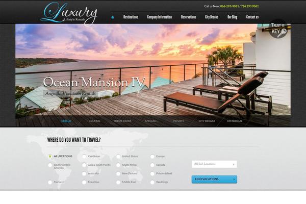 luxurylifestylerentals.com site used Voyage Parent
