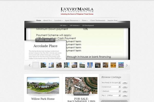 ElegantEstate theme site design template sample