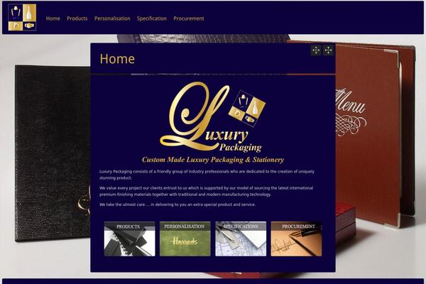 Teardrop theme site design template sample