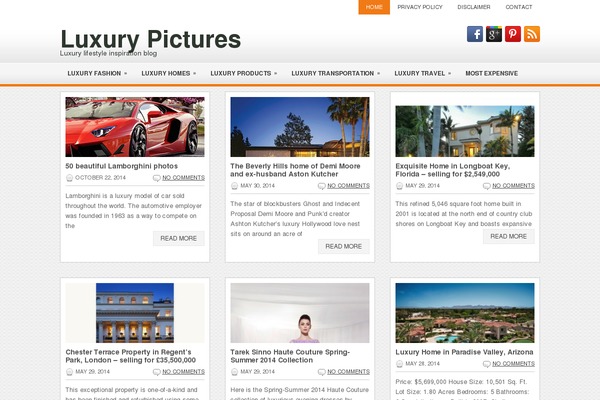 NewsPaper theme site design template sample