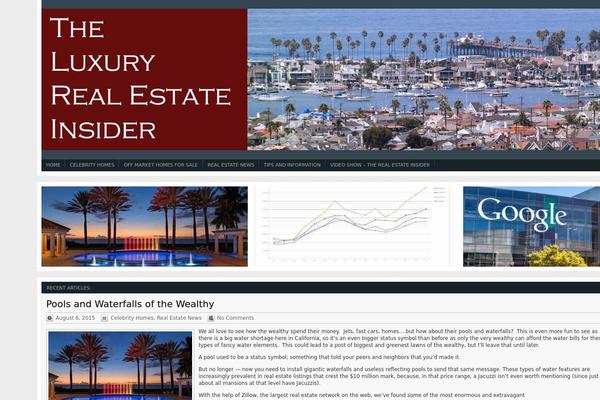Massive News theme site design template sample