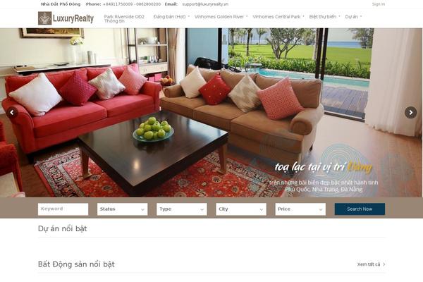 Luxury theme site design template sample