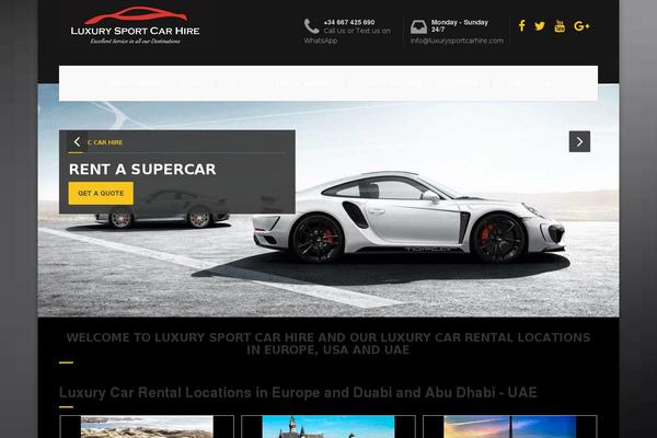 luxurysportcarhire.com site used BuildPress