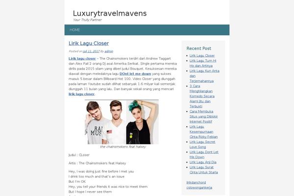 Slimmy theme site design template sample