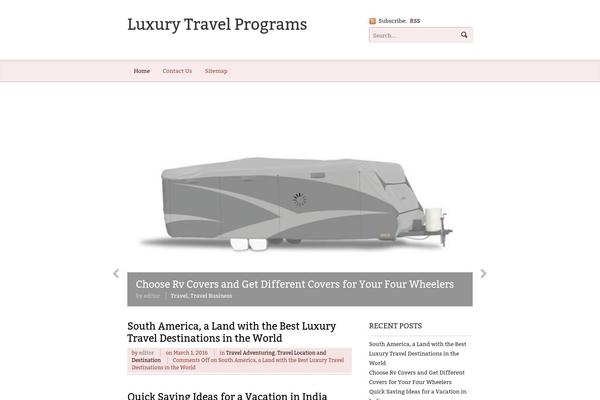 Currents theme site design template sample