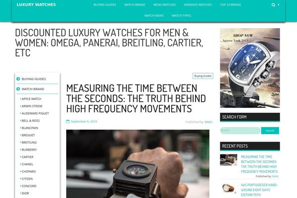 luxurywatchesonlinesuk.com site used MaxFlat Core