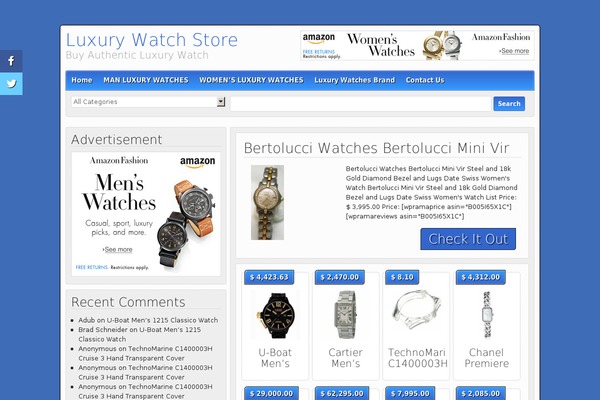 luxurywatchstore.net site used Basiczone