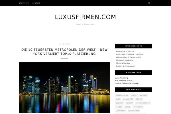 Blacklite theme site design template sample