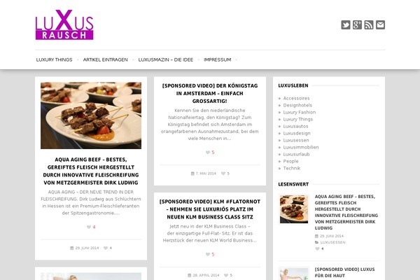 Wpex Fashionista theme site design template sample