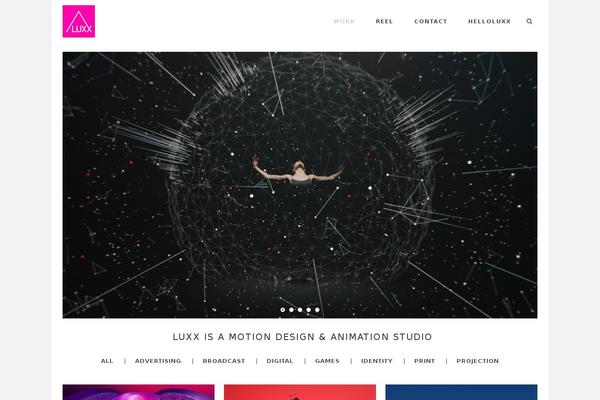 Stockholm Child theme site design template sample