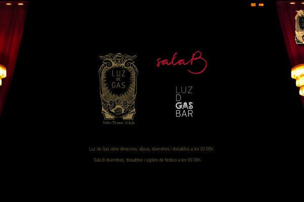 Theater theme site design template sample
