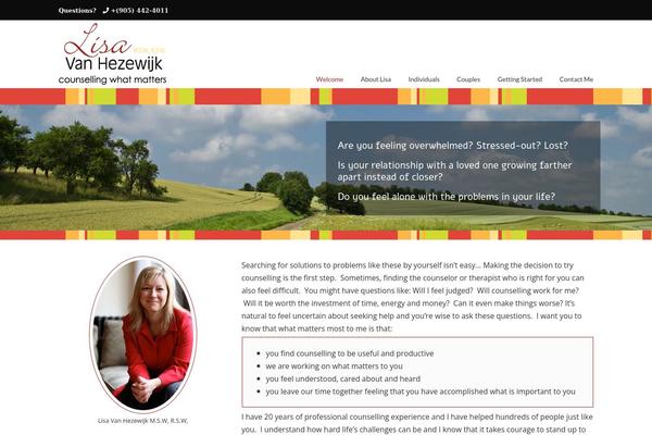 U Design Child theme site design template sample